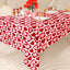 Mantel rectangular corazones rojos y rosados 60x84pulg