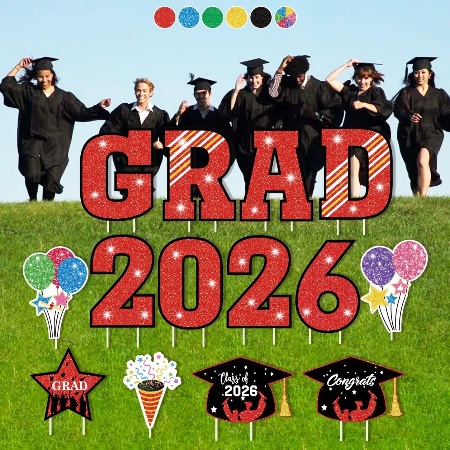 Letreros graduación 70" patio 2026 resistentes exterior