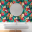 Papel tapiz acuarela floral 17.5x393.5 remov.