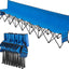 Banco lateral plegable 6/8 asientos con bolsa deporte