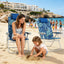 Sillas playa alta 17pulg 2 Pzas 500lb plegable