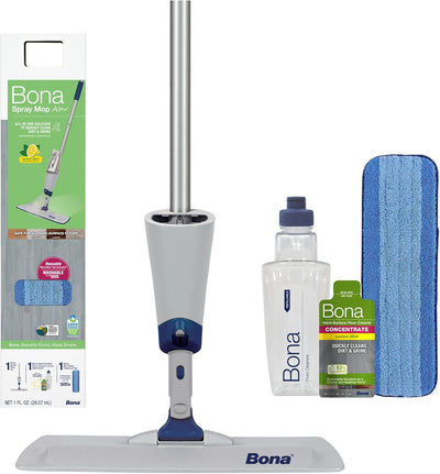 Mopa spray con concentrado limpiador microfibra aroma menta