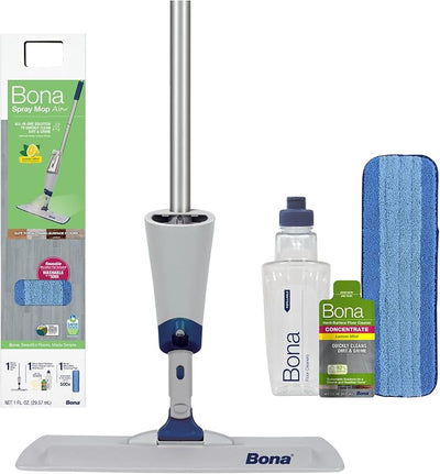 Mopa spray con concentrado limpiador microfibra aroma menta
