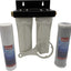 Sistema filtro agua dual caravana latón 2 filtros