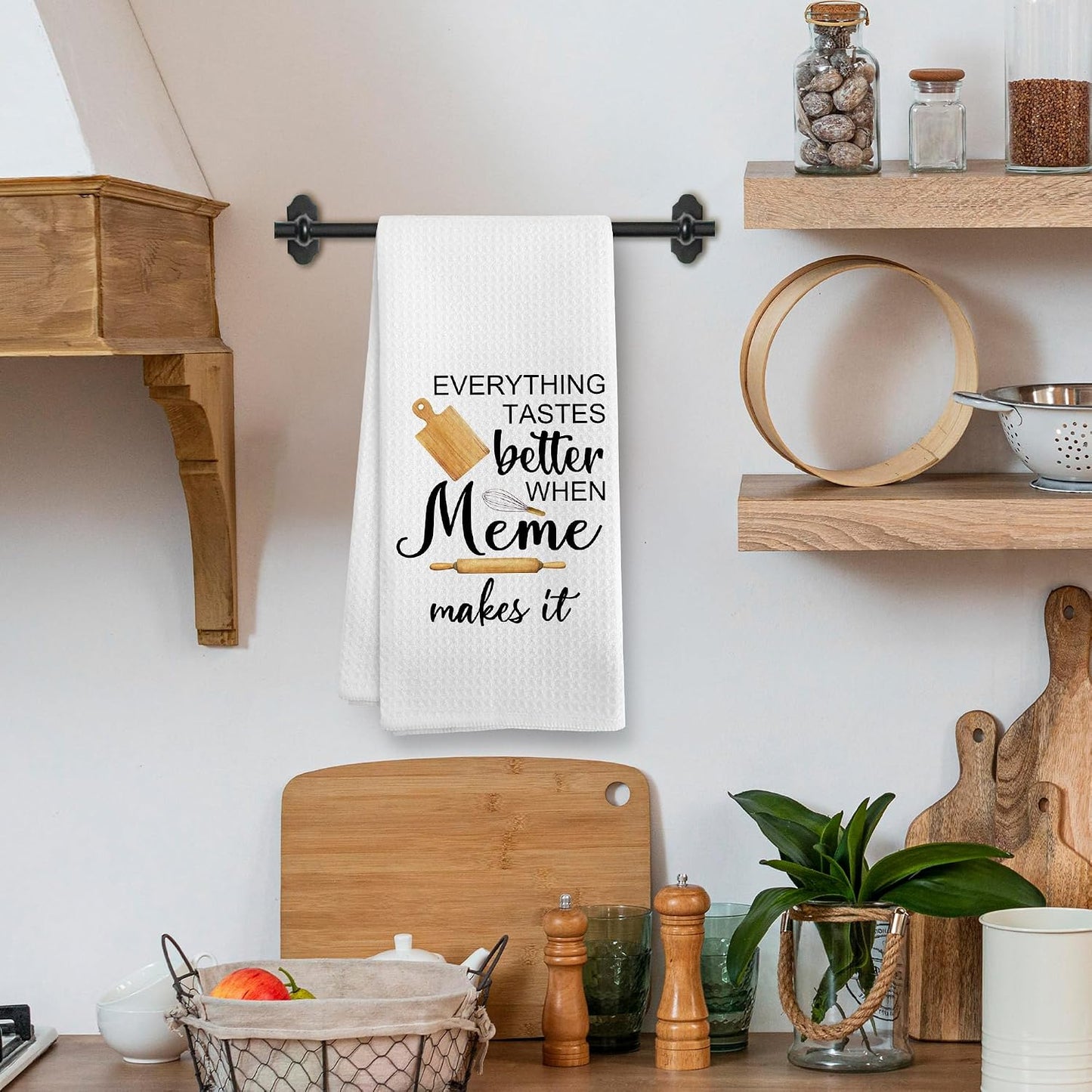 Regalo para abuela meme cocina paños de cocina