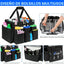 Bolsa limpieza rodante con carrito desmontable hombro negro