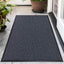Tapete 3x4ft antiderrap gris entrada hogar