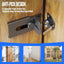 Cerradura puerta corredera acero inox 90 grados con s
