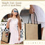 16 Pzas Bolsas Yute con Asas Suaves Multiusos