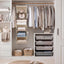 Organiz. colgante armario 6 estantes tela 12x12"