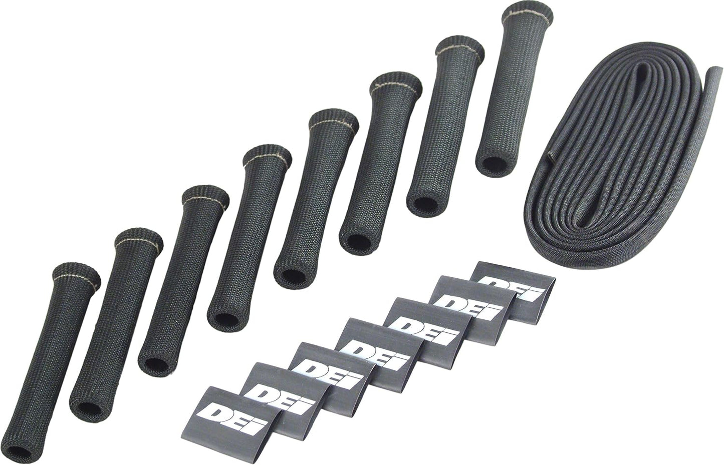 Kit protege bujías y cables 8 cilindros negro