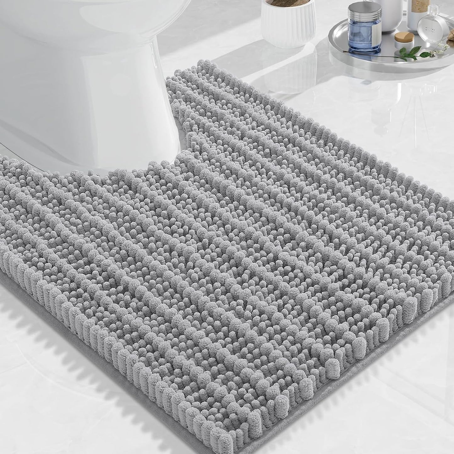 Alfombras baño felpilla forma U antideslizantes