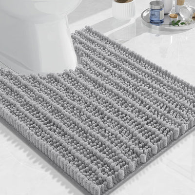Alfombras baño felpilla forma U antideslizantes