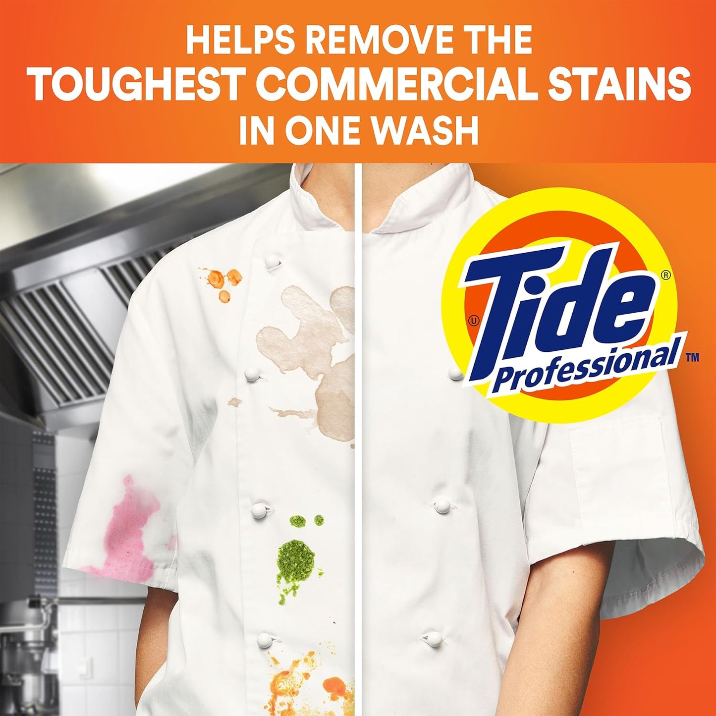 Detergente en polvo Tide para uso comercial 197oz