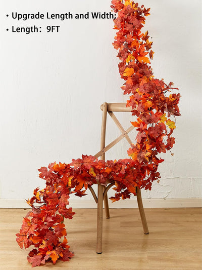 Guirnalda otoño colgante 9ft para hogar y bodas