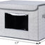 Cajas plegables tela con tapa organiz. hogar dormitorio