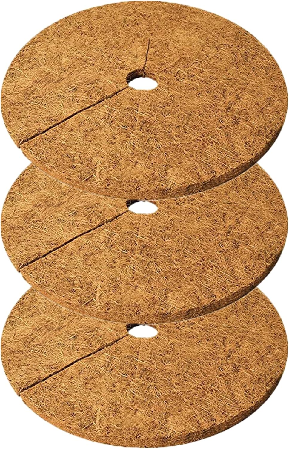 Alfombrillas fibra coco 24pulg pack 3 discos proteccion