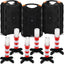 4 Pzas Luces LED Emergencia Carretera Rojas con Base