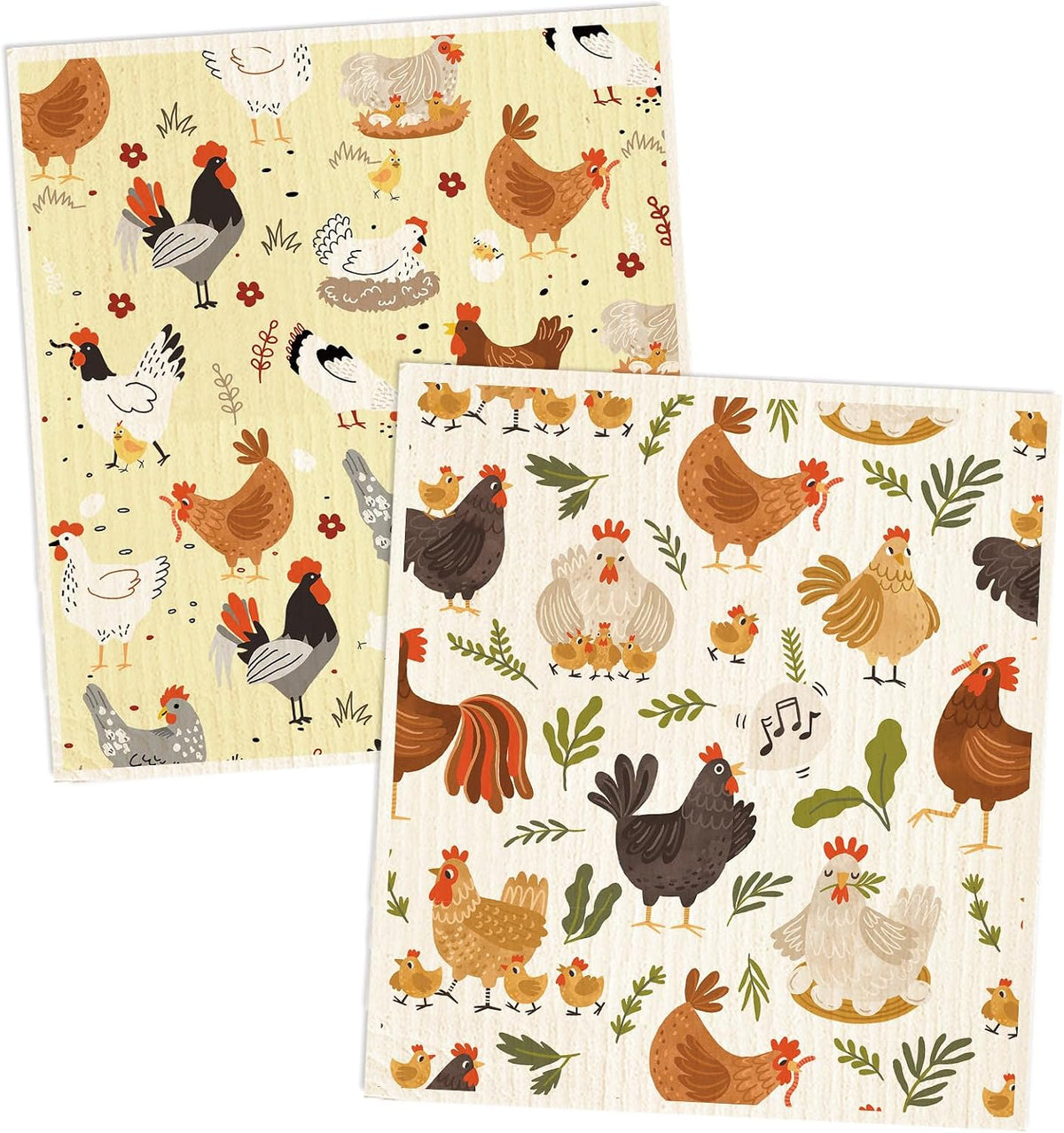 6 Paños cocina algodón 7x8pulg absorbente hogar