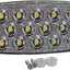 Luz respaldo LED montaje superficie blanca