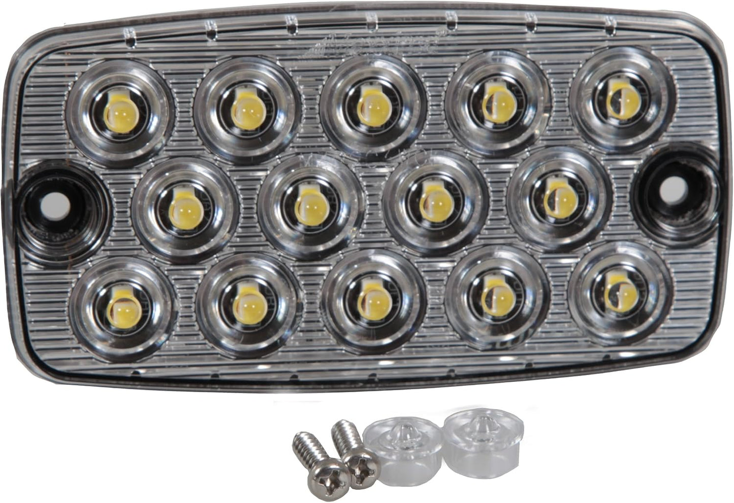 Luz respaldo LED montaje superficie blanca