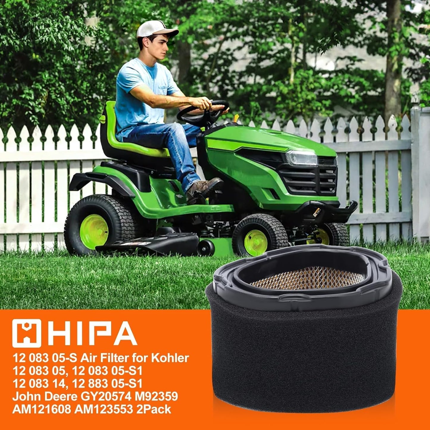 Filtro aire Kohler John Deer pack 2