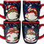 Set 4 Tazas 16oz con Gnomes de Navidad