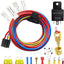 Kit relé ventilador 12V 60A impermeable con termostato