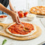 Juego 4 piedras pizza XL cordierita 15pulg balancín bambú 22pulg