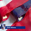 Bandera USA manga poste 2.5x4 poliéster 210D resistente