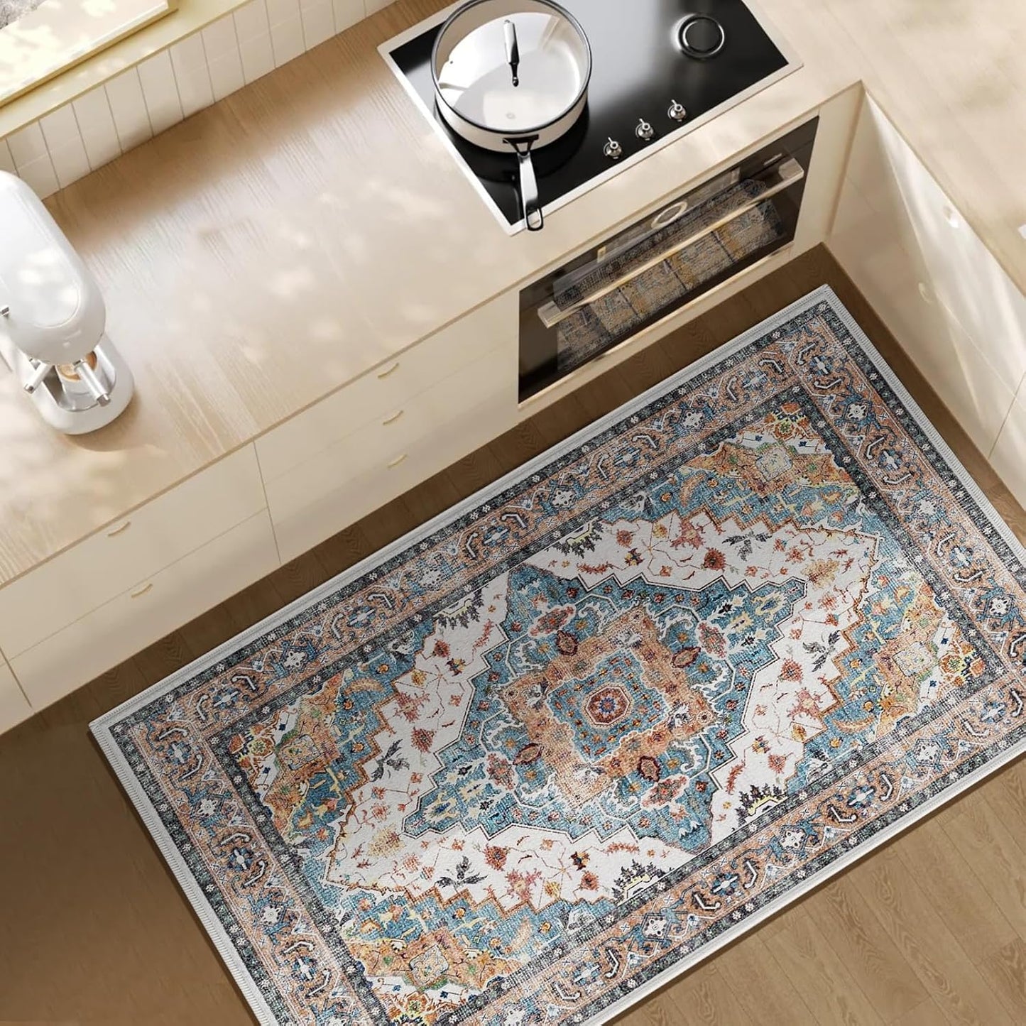 Alfombra antideslizante lavable 2x3 dormitorio