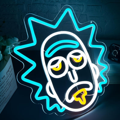 Letrero neón anime LED regulable decoración habitación niños