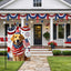 Bandera jardín 4 de Julio 12x18pulg perro golden retriever