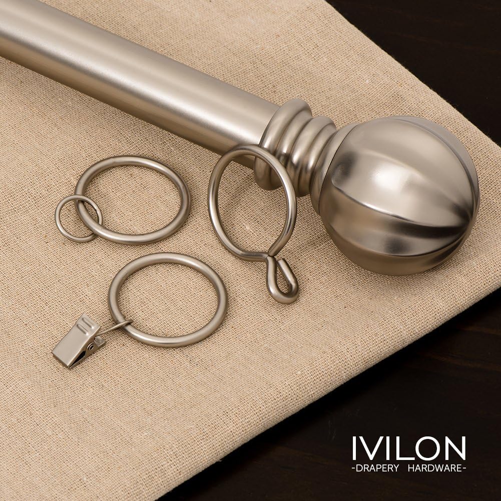 Anillos para cortinas ojales 1.7pulg 14uds Bronce Cepillado