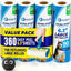 Rodillo pelusa adhesivo 6.3pulg pack 4 recambios 360 hojas
