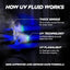 Fluido humo brillo UV para máquinas de humo automotrices