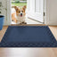 Tapete entrada interior antiderrap 24x36pulg azul marino
