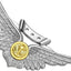 Emblema metal auto tripulación combate Marina