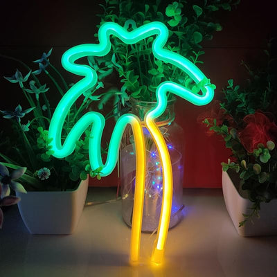 Luz neón USB o 3 pilas AA decoración pared escritorio fiestas