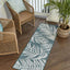 Tapete colección Outdoor palmera 2x6.1ft pasillo verde
