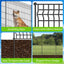 Valla decorativa para perros 44x288pulg metal con puerta