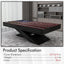 Funda mesa billar cuero impermeable 6-9 pies