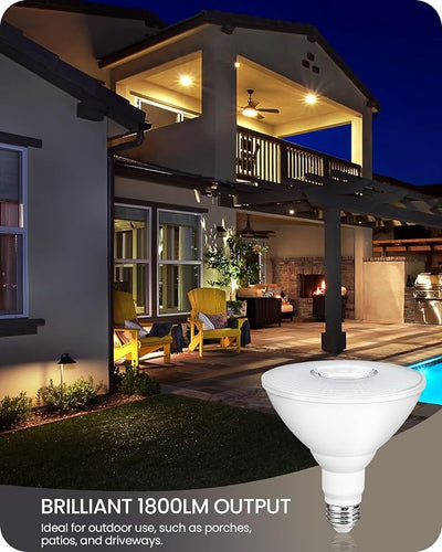 2 Bombillas LED IP65 Exteriores 3000K 18W