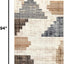 Alfombra área interiores flecos 2'8"x8' color beige