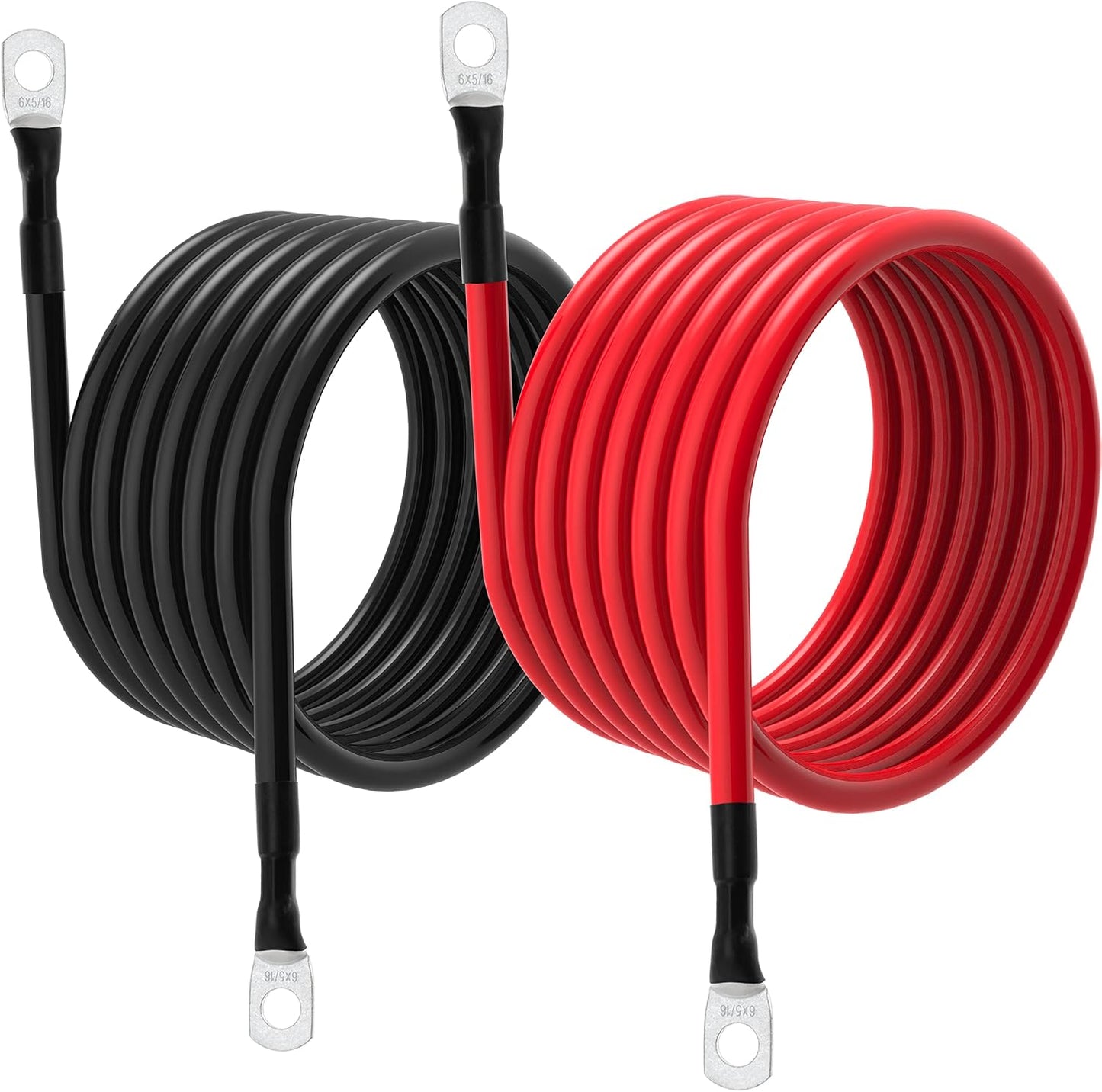 Cable batería 6 AWG 5/16pulg cobre estañado solar