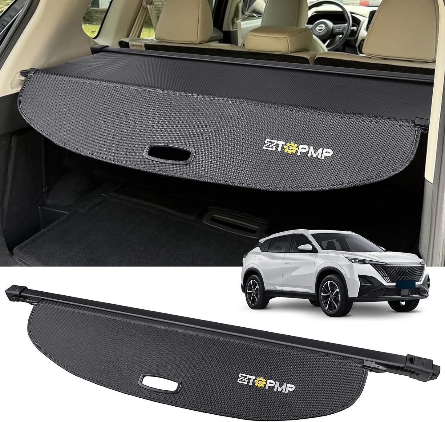 Cubierta carga retráctil para Nissan Rogue cuero