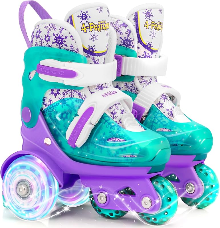 Patines ajustables para niños con ruedas iluminadas 3-9 años