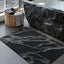 Alfombra baño 24x36pulg antiderrap lavable negro