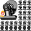 90 Clips Magnéticos Negros para Nevera Pizarra Hogar Oficina