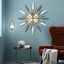 Reloj pared 23pulg silencioso decorativo Art Deco